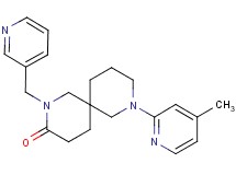 8-(4-methyl-2-pyridinyl)-2-(3-pyridinylmethyl)-2,8-diazaspiro[5.5]undecan-3-one