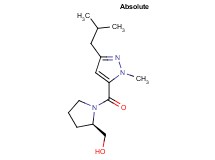 {(2R)-1-[(3-isobutyl-1-methyl-1H-pyrazol-5-yl)carbonyl]-2-pyrrolidinyl}methanol