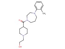 2-(4-{[4-(2-methylphenyl)-1,4-diazepan-1-yl]carbonyl}-1-piperidinyl)ethanol