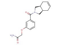 2-{3-[(3aR*,7aS*)-1,3,3a,4,7,7a-hexahydro-2H-isoindol-2-ylcarbonyl]phenoxy}acetamide