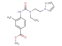 methyl 4-[({ethyl[2-(1H-pyrazol-1-yl)ethyl]amino}carbonyl)amino]-3-methylbenzoate