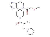 5-(methoxyacetyl)-1'-(2-methyl-3-pyrrolidin-1-ylpropanoyl)-1,5,6,7-tetrahydrospiro[imidazo[4,5-c]pyridine-4,4'-piperidine]