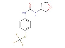 N-(tetrahydrofuran-3-yl)-N'-{4-[(trifluoromethyl)thio]phenyl}urea