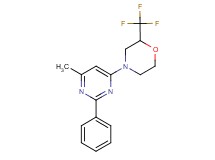 4-(6-methyl-2-phenylpyrimidin-4-yl)-2-(trifluoromethyl)morpholine