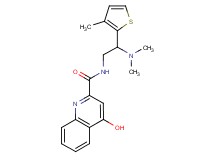 N-[2-(dimethylamino)-2-(3-methyl-2-thienyl)ethyl]-4-hydroxy-2-quinolinecarboxamide