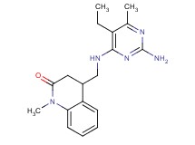 4-{[(2-amino-5-ethyl-6-methylpyrimidin-4-yl)amino]methyl}-1-methyl-3,4-dihydroquinolin-2(1H)-one