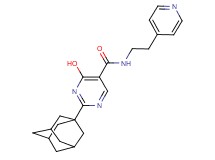 2-(1-adamantyl)-4-hydroxy-N-(2-pyridin-4-ylethyl)pyrimidine-5-carboxamide