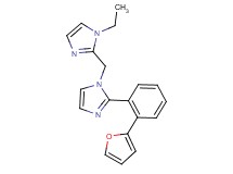 1-ethyl-2-({2-[2-(2-furyl)phenyl]-1H-imidazol-1-yl}methyl)-1H-imidazole
