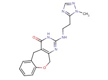 2-{[2-(1-methyl-1H-1,2,4-triazol-5-yl)ethyl]amino}-5,11-dihydro[1]benzoxepino[3,4-d]pyrimidin-4(3H)-one