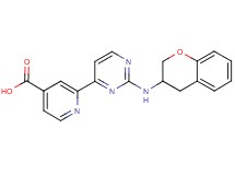 2-[2-(3,4-dihydro-2H-chromen-3-ylamino)pyrimidin-4-yl]isonicotinic acid