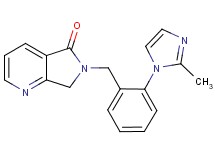 6-[2-(2-methyl-1H-imidazol-1-yl)benzyl]-6,7-dihydro-5H-pyrrolo[3,4-b]pyridin-5-one