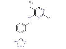 5-ethyl-2-methyl-N-[3-(1H-tetrazol-5-yl)benzyl]pyrimidin-4-amine