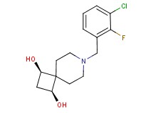 (1R*,3S*)-7-(3-chloro-2-fluorobenzyl)-7-azaspiro[3.5]nonane-1,3-diol