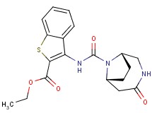 ethyl 3-({[(1S*,6R*)-4-oxo-3,9-diazabicyclo[4.2.1]non-9-yl]carbonyl}amino)-1-benzothiophene-2-carboxylate