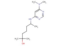 6-{[6-(dimethylamino)pyrimidin-4-yl]amino}-2-methylheptan-2-ol