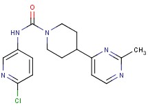N-(6-chloropyridin-3-yl)-4-(2-methylpyrimidin-4-yl)piperidine-1-carboxamide