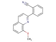 2-(8-methoxyquinolin-2-yl)benzonitrile