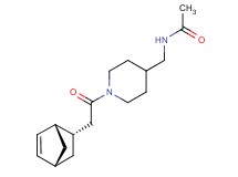 N-[(1-{2-[(1S*,2S*,4S*)-bicyclo[2.2.1]hept-5-en-2-yl]acetyl}-4-piperidinyl)methyl]acetamide