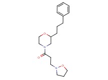 4-[3-(2-isoxazolidinyl)propanoyl]-2-(3-phenylpropyl)morpholine