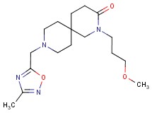 2-(3-methoxypropyl)-9-[(3-methyl-1,2,4-oxadiazol-5-yl)methyl]-2,9-diazaspiro[5.5]undecan-3-one