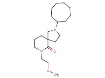 2-cyclooctyl-7-(2-methoxyethyl)-2,7-diazaspiro[4.5]decan-6-one