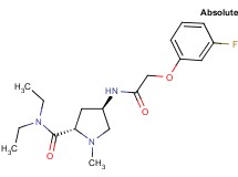 (4R)-N,N-diethyl-4-{[(3-fluorophenoxy)acetyl]amino}-1-methyl-L-prolinamide