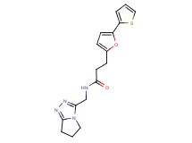 N-(6,7-dihydro-5H-pyrrolo[2,1-c][1,2,4]triazol-3-ylmethyl)-3-[5-(2-thienyl)-2-furyl]propanamide