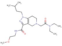 5-[2-(diethylamino)-2-oxoethyl]-N-(2-methoxyethyl)-1-(3-methylbutyl)-4,5,6,7-tetrahydro-1H-pyrazolo[4,3-c]pyridine-3-carboxamide