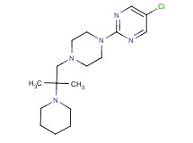 5-chloro-2-[4-(2-methyl-2-piperidin-1-ylpropyl)piperazin-1-yl]pyrimidine