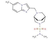(1R*,5R*)-N,N-dimethyl-6-[(6-methylimidazo[1,2-a]pyridin-2-yl)methyl]-3,6-diazabicyclo[3.2.2]nonane-3-sulfonamide