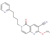 2-methoxy-5-oxo-6-(4-pyridin-2-ylbutyl)-5,6-dihydro-1,6-naphthyridine-3-carbonitrile