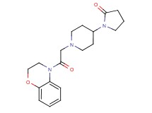 1-{1-[2-(2,3-dihydro-4H-1,4-benzoxazin-4-yl)-2-oxoethyl]piperidin-4-yl}pyrrolidin-2-one