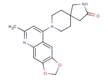 8-(6-methyl[1,3]dioxolo[4,5-g]quinolin-8-yl)-2,8-diazaspiro[4.5]decan-3-one