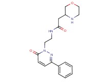 2-(3-morpholinyl)-N-[2-(6-oxo-3-phenyl-1(6H)-pyridazinyl)ethyl]acetamide hydrochloride