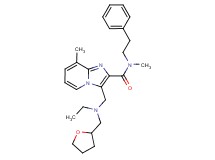 3-{[ethyl(tetrahydro-2-furanylmethyl)amino]methyl}-N,8-dimethyl-N-(2-phenylethyl)imidazo[1,2-a]pyridine-2-carboxamide