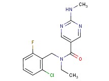 N-(2-chloro-6-fluorobenzyl)-N-ethyl-2-(methylamino)pyrimidine-5-carboxamide