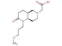 [(4aS*,8aR*)-1-[3-(methylthio)propyl]-2-oxooctahydro-1,6-naphthyridin-6(2H)-yl]acetic acid