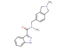 N-methyl-N-[(2-methyl-2,3-dihydro-1H-isoindol-5-yl)methyl]-1H-indazole-3-carboxamide