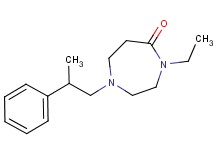 4-ethyl-1-(2-phenylpropyl)-1,4-diazepan-5-one