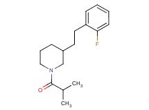 3-[2-(2-fluorophenyl)ethyl]-1-isobutyrylpiperidine