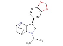 (2R*,3S*,6R*)-3-(1,3-benzodioxol-5-yl)-5-isopropyl-1,5-diazatricyclo[5.2.2.0~2,6~]undecane