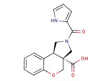 (3aR*,9bR*)-2-(1H-pyrrol-2-ylcarbonyl)-1,2,3,9b-tetrahydrochromeno[3,4-c]pyrrole-3a(4H)-carboxylic acid