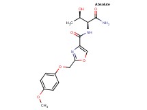 N-[(1S,2R)-1-(aminocarbonyl)-2-hydroxypropyl]-2-[(4-methoxyphenoxy)methyl]-1,3-oxazole-4-carboxamide