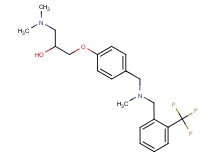 1-(dimethylamino)-3-[4-({methyl[2-(trifluoromethyl)benzyl]amino}methyl)phenoxy]-2-propanol