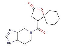 4-(1,4,6,7-tetrahydro-5H-imidazo[4,5-c]pyridin-5-ylcarbonyl)-1-oxaspiro[4.5]decan-2-one