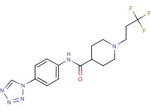 N-[4-(1H-tetrazol-1-yl)phenyl]-1-(3,3,3-trifluoropropyl)piperidine-4-carboxamide