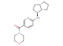5-(morpholin-4-ylcarbonyl)-N-[(1S*,3aS*,6aS*)-octahydropentalen-1-yl]pyridin-2-amine