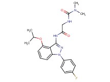 N~2~-[(dimethylamino)carbonyl]-N~1~-[1-(4-fluorophenyl)-4-isopropoxy-1H-indazol-3-yl]glycinamide