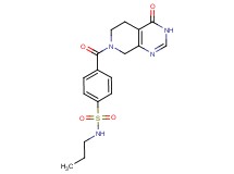 4-[(4-oxo-4,5,6,8-tetrahydropyrido[3,4-d]pyrimidin-7(3H)-yl)carbonyl]-N-propylbenzenesulfonamide