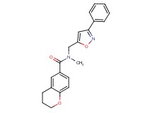 N-methyl-N-[(3-phenyl-5-isoxazolyl)methyl]-6-chromanecarboxamide